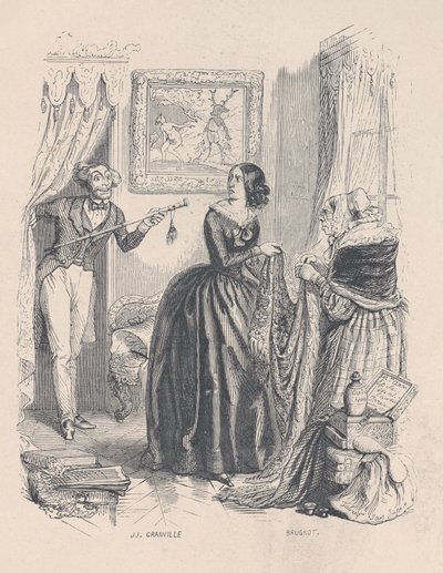 Nuovo Atteone, ho sorpreso Diana, non nel suo bagno ma con un mercante nel bagno. dalla... da Jean Ignace Isidore Gérard