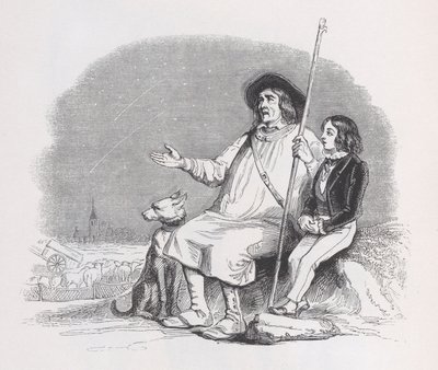 Stelle cadenti da Le opere complete di Béranger da Jean Ignace Isidore Gérard