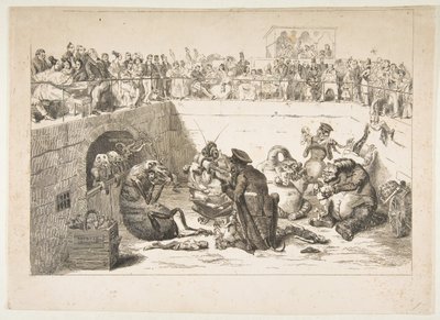 Il popolo consegnato alle tasse vampiro, maggio 1833 da Jean Ignace Isidore Gérard