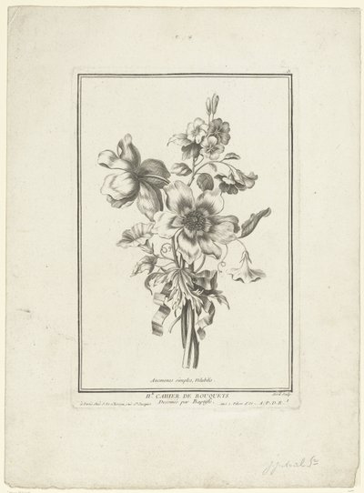 Bouquet di anemoni e convolvoli da Jean Jacques Avril (I)