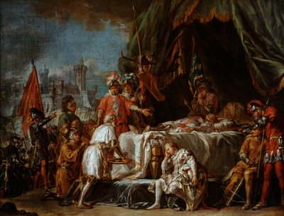 Riti funebri per Bertrand Duguesclin, Conestabile di Francia, fine XIX inizio XX secolo da Jean Jacques Baptiste Brunet