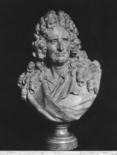 Ritratto di Nicolas Boileau, noto come Boileau-Despreaux da Jean Jacques Caffieri