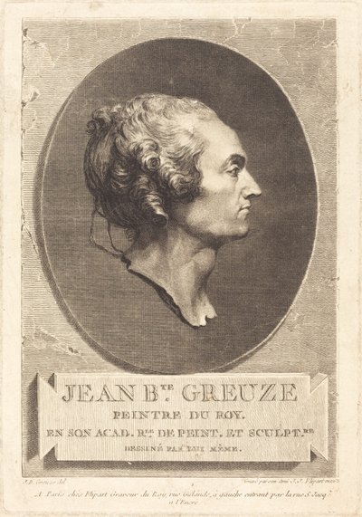 Jean-Baptiste Greuze da Jean Jacques Flipart after Jean Baptiste Greuze
