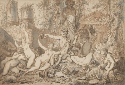 Baccanale, ca. 1765-66 da Jean Jacques Francois Le Barbier