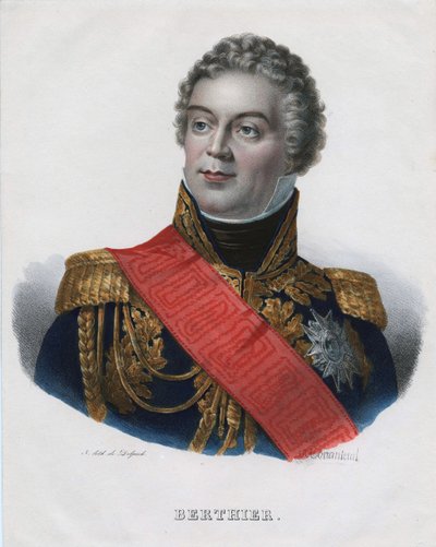 Louis Alexandre Berthier, Principe di Wagram, Principe di Neuchatel da Jean Jacques Francois Monanteuil
