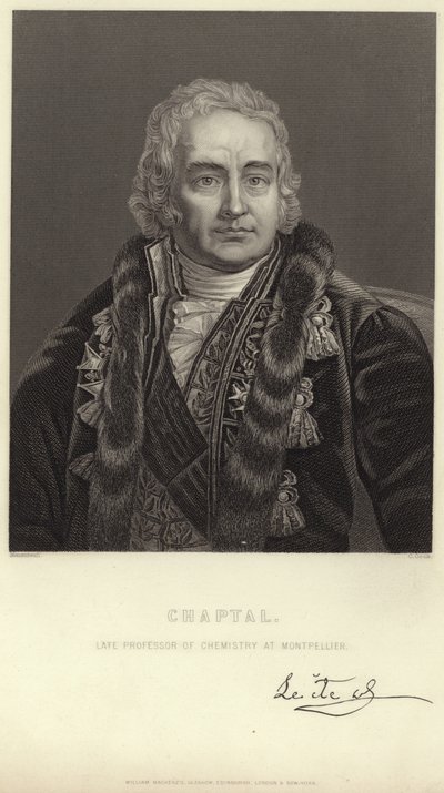 Ritratto di Jean-Antoine Chaptal da Jean Jacques Francois Monanteuil