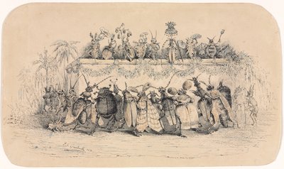 Un ballo di insetti da Jean Jacques Grandville
