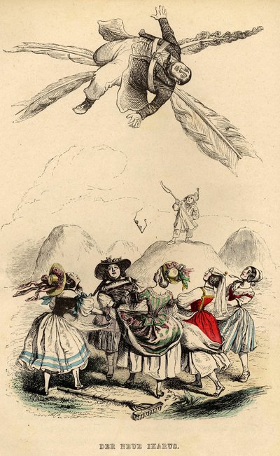 Il nuovo Icaro da Jean Jacques Grandville