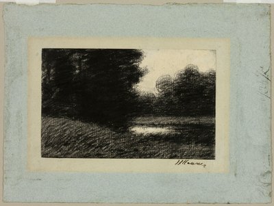 Paesaggio con uno Stagno da Jean Jacques Henner