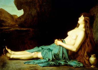 Maddalena nel deserto, c.1874 da Jean Jacques Henner