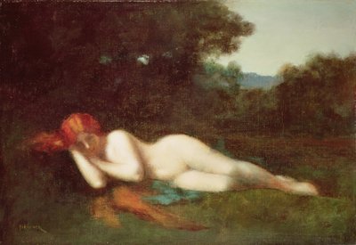 Nudo sdraiato da Jean Jacques Henner