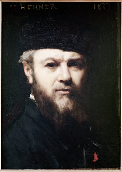 Autoritratto, 1877 da Jean Jacques Henner