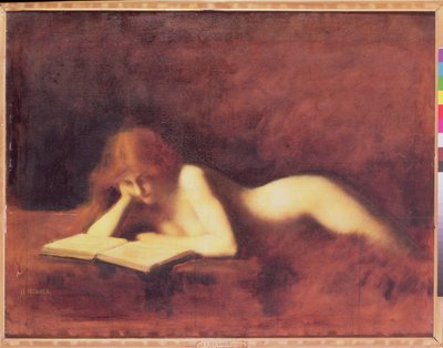 Il lettore da Jean Jacques Henner