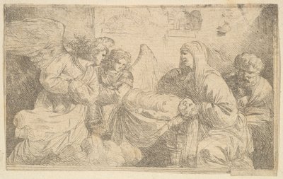 La Natività di Gesù Cristo, fine XVIII secolo da Jean Jacques Lagrenee
