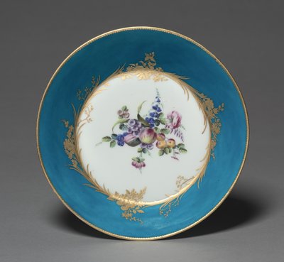 Piattino, manifattura Vincennes, Francia, 1753 da Jean Jacques Siou