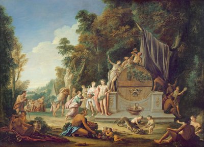 Festa galante in onore di Bacco da Jean Jacques Spoede