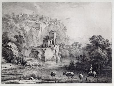 Un cavaliere, 1800 da Jean Jacques de Boissieu