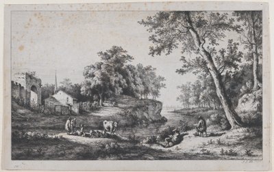 Paesaggio ad Ambronay da Jean Jacques de Boissieu