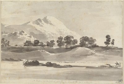 Monte Cairo dal Fiume Melfa da Jean Jacques de Boissieu