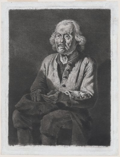 Vecchio Gérard, contadino di Chasselay da Jean Jacques de Boissieu