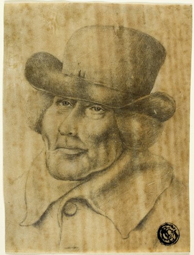 Busto ritratto di un vecchio con cappello e cappotto da Jean Jacques de Boissieu