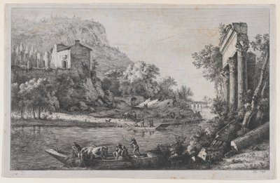 Attraversamento del fiume da Jean Jacques de Boissieu