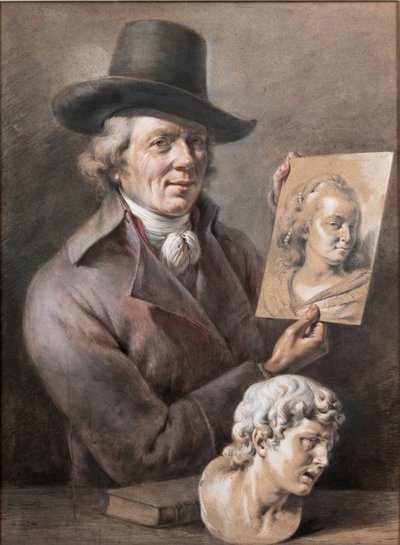 Autoritratto, seconda metà del XVIII secolo da Jean Jacques de Boissieu