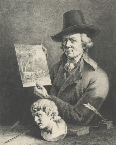 Autoritratto con Mucche da Jean Jacques de Boissieu