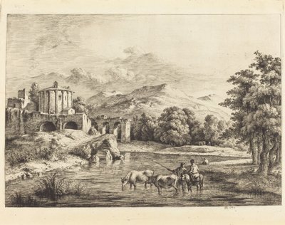 Il Tempio di Vesta da Jean Jacques de Boissieu