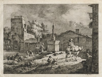 Veduta di Saint-Andeol da Jean Jacques de Boissieu