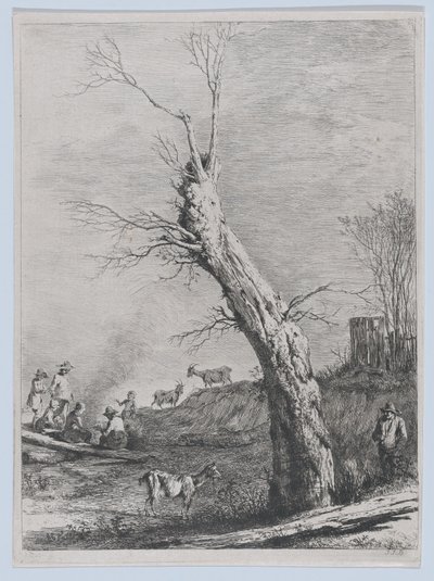 Inverno, dopo un disegno completato a Saint-Chamond, 1795 da Jean Jacques de Boissieu