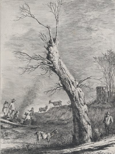 Inverno, dopo un disegno completato a Saint-Chamond da Jean Jacques de Boissieu