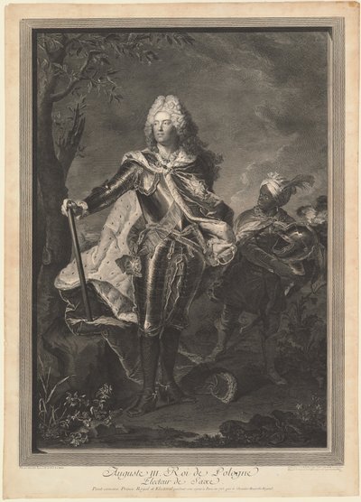 Auguste III, Re di Polonia da Jean Joseph Balechou