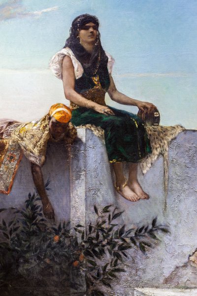 Sera sulle terrazze (Marocco) da Jean Joseph Benjamin Constant