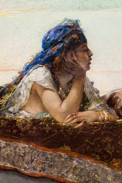 Sera sulle terrazze (Marocco) da Jean Joseph Benjamin Constant