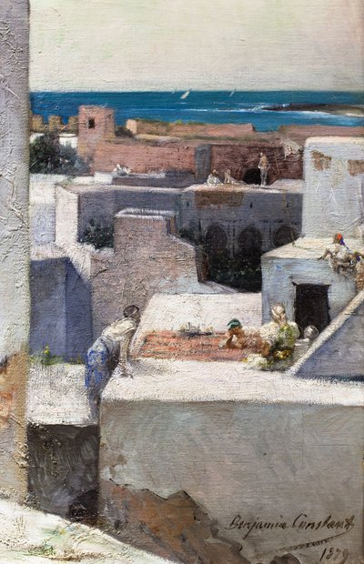 Sera sulle terrazze (Marocco) da Jean Joseph Benjamin Constant