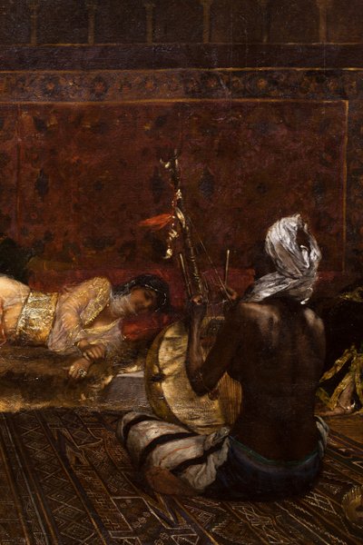 Interno di un harem in Marocco (particolare) da Jean Joseph Benjamin Constant