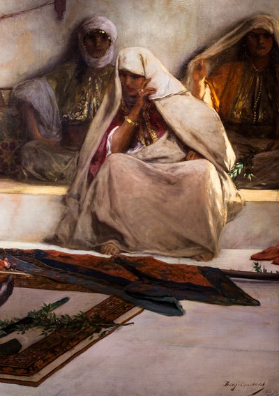 Le jour des funerailles - Scena dal Marocco (particolare) da Jean Joseph Benjamin Constant
