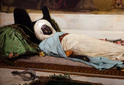 Le jour des funerailles - Scena dal Marocco (particolare) da Jean Joseph Benjamin Constant