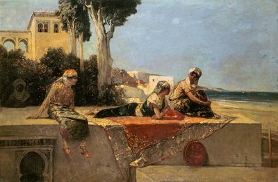 Sulla terrazza da Jean Joseph Benjamin Constant