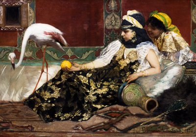 Il fenicottero rosa da Jean Joseph Benjamin Constant