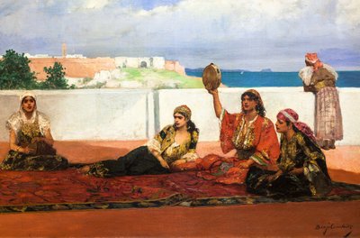 La danza delle sciarpe, 1880 circa (olio su tela) da Jean Joseph Benjamin Constant
