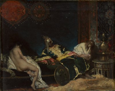 La concubina serba, 1876 da Jean Joseph Benjamin Constant
