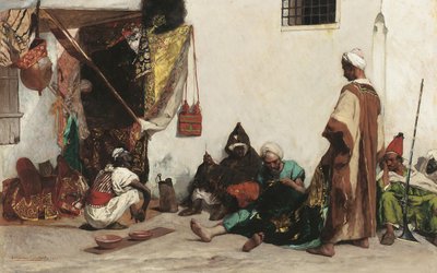 La bottega del sarto, 1878 da Jean Joseph Benjamin Constant