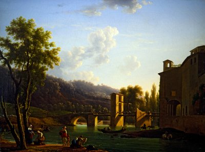 Veduta di un Ponte a Sora da Jean Joseph Bidault