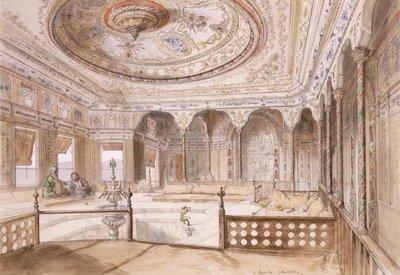 Interno di un palazzo a Uyne da Jean Joseph Bonaventure Laurens