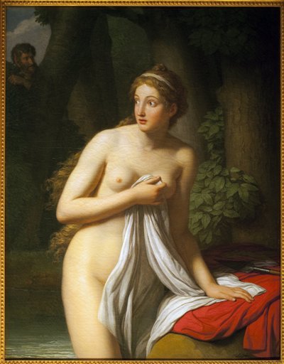 Ninfa sorpresa da Jean Joseph Taillasson