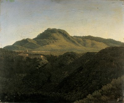 Veduta della Campagna Romana, con il Lago di Nemi da Jean Joseph Xavier Bidauld