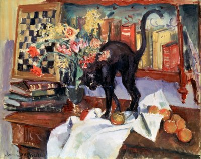 Natura morta con gatto, 1912 da Jean Joveneau