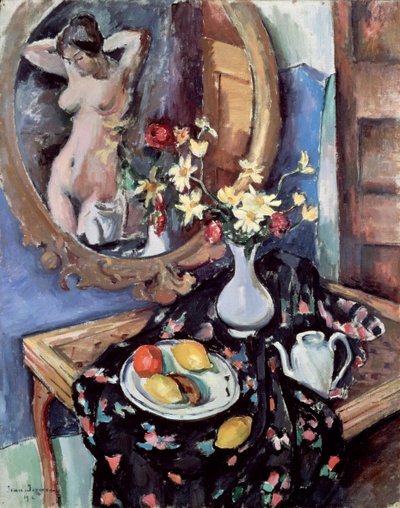 Natura morta con specchio, 1912 da Jean Joveneau